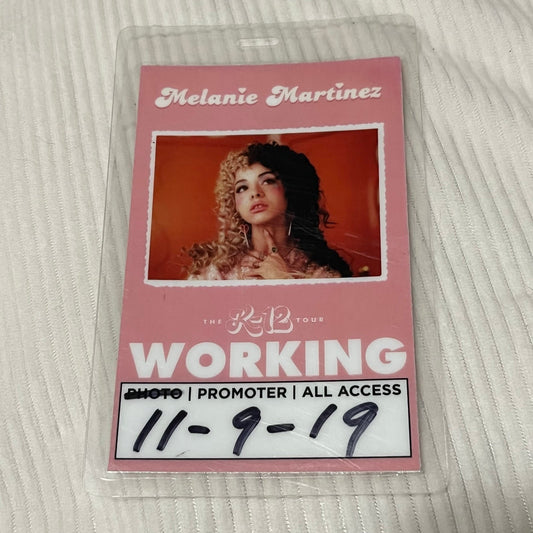 Melanie Martinez K-12 Tour Photo Pass – Exclusive Fan Memorabilia